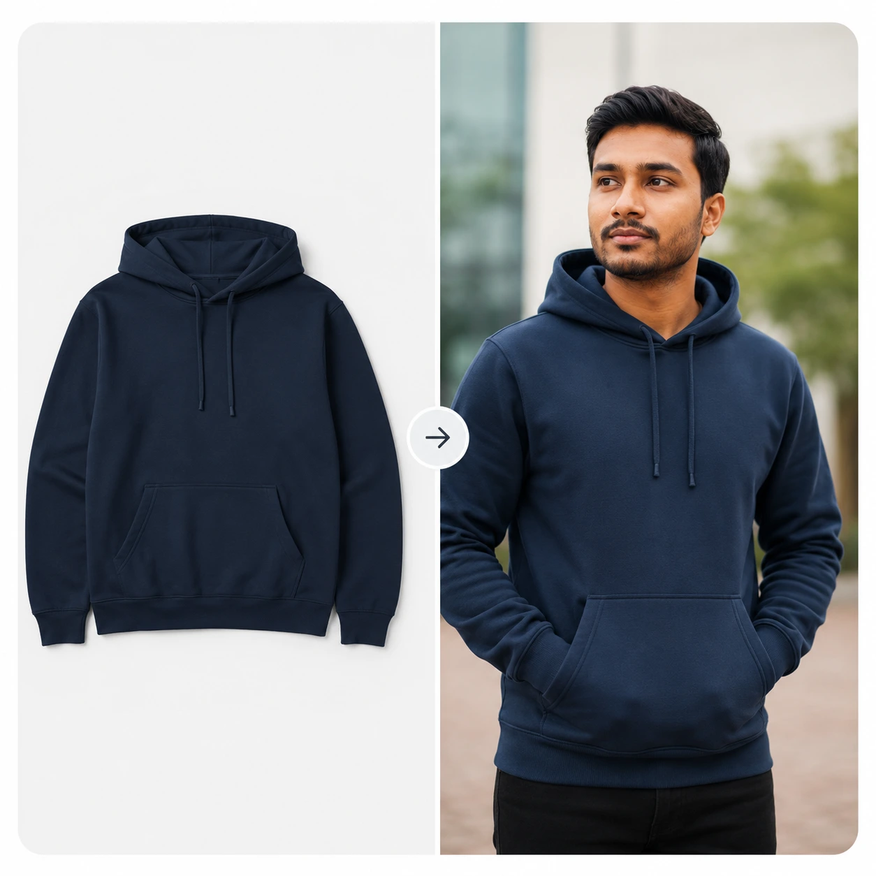 AI Clothes Virtual Try-On - Recreating flat-lay apparel designs on realistic virtual models